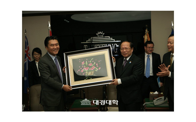 [홍보처] 베트남 문화체육부 장관, 대경대학 캠퍼스 공식 방문