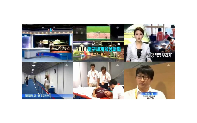 스포츠건강과학과, 2011 세계육상선수권대회 전공봉사