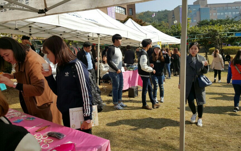 대경대 연탄재(재활용)나눔 마켓 열어...