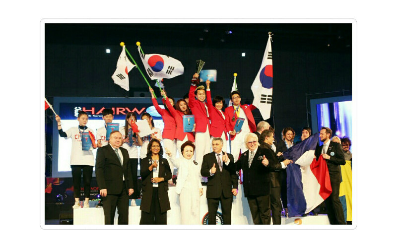 대경대 이영석씨 최고 권위 국제미용대회서 3관왕 차지...