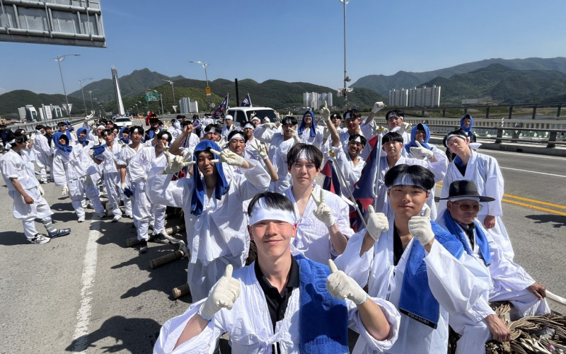 ‘대경대 최현동 교수 ’ 태권도로 영화 ‘왕과 사는 남자’ 됐어요. “단종문화제서 태권무 펼치고 단종 국장행렬 참여”