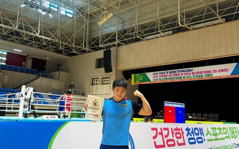 대경대 복싱부 출신 국군체육부대 소속 정경훈(2023년 군사학과 졸업), 선수 “2026 일본 나고야 아시안게임” 국가대표로 선발!!!