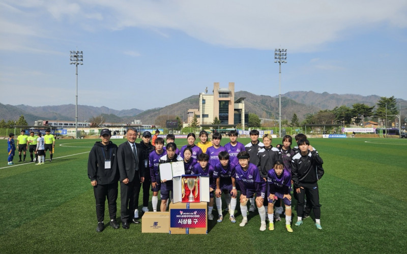 대경대 K-스포츠센터 소속 여자축구부 ‘한국여자축구연맹전’ 대학부 3위 ‘2025년 여자축구 첫 대회 성적표로는 상위권’